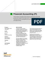 Financial Accounting (FI) : Product Motivation
