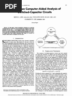 Tutorial On Computer-Aided Analysis Switched-Capacitor Circuits