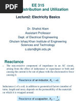 EE 315 Power Distribution and Utilization: Lecture2: Electricity Basics