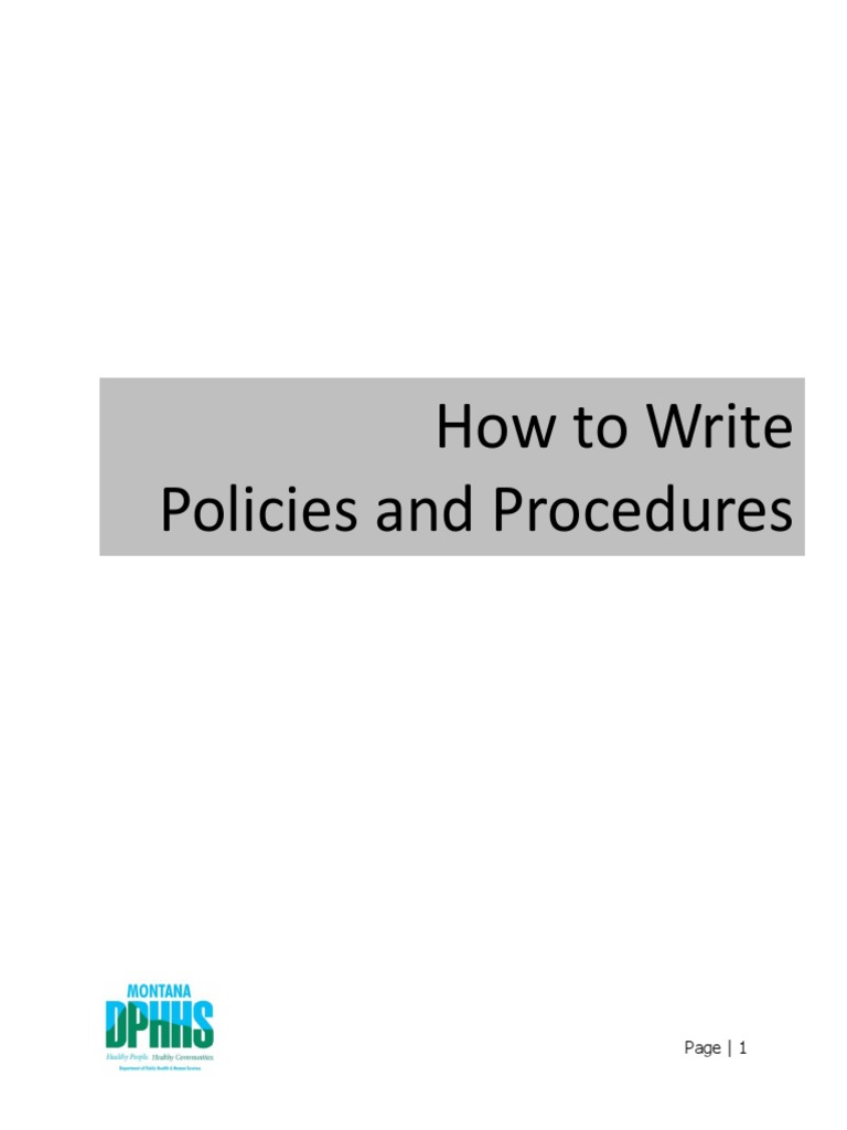 Writing Effective Policies and Procedures | PDF | Employment | Business
