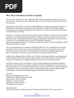 BDA Advises Inawisdom on Its Sale to Cognizant