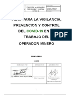 Plan para La Vigilancia, Prevencion y Control Del Covid - 19 - Mar Santos