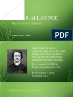 Edgar Allan Poe: and His Critical Theories