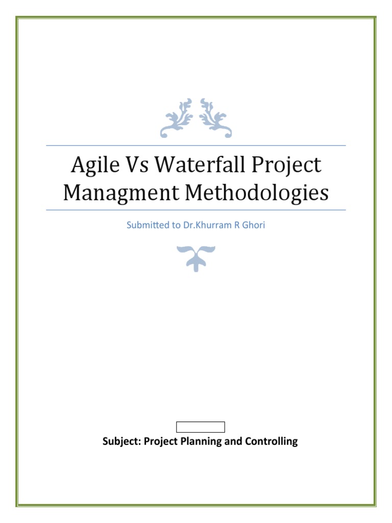 Agile vs Waterfall: Key Differences | PDF | Software Development ...
