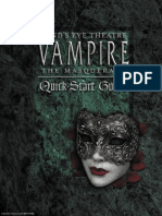 Character sheet for Vampire: The Masquerade 3th Quickstart