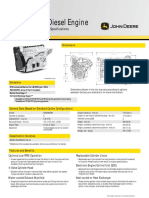 Powertech ™ 6068afm85 Diesel Engine: Marine Generator Drive Engine Specifications