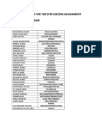 Sectors Alloted For STM