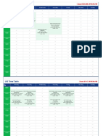 Classwise - Time Table Activities