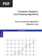 Computer Graphics: Line Drawing Algorithms