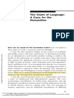 [Core S] Fynsk, Christopher, Claim of Language, A Case for the Humanities.pdf