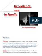 Domestic Violence and Abuse in Family