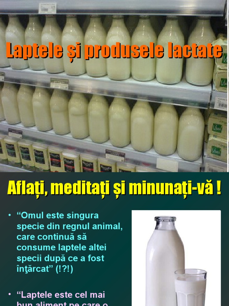 02 Laptele Si Produsele Lactate.14 | PDF