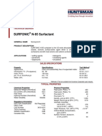 Surfonic N-95 Surfactant: Technical Bulletin