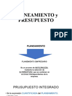 Planeamiento y Presupuesto