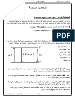 محاضرة حول المطيافية الذرية إعداد الدكتور سرحان علي سلمان