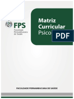matriz curricular psicologia FPS Recife