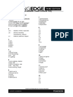 Intermediate Tests Answer Key: Progress Test 1A: Units 1-2 1 7