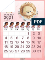 calendário 2021