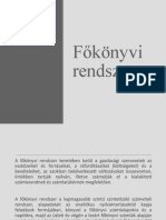 Főkönyvi Rendszer Szervezése