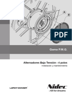 Gama P.M.G.: Alternadores Baja Tensión - 4 Polos