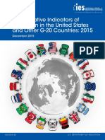 Comparative Indicators of Education in The United States and Other G-20 Countries: 2015