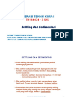Settling Dan Sedimentasi PDF