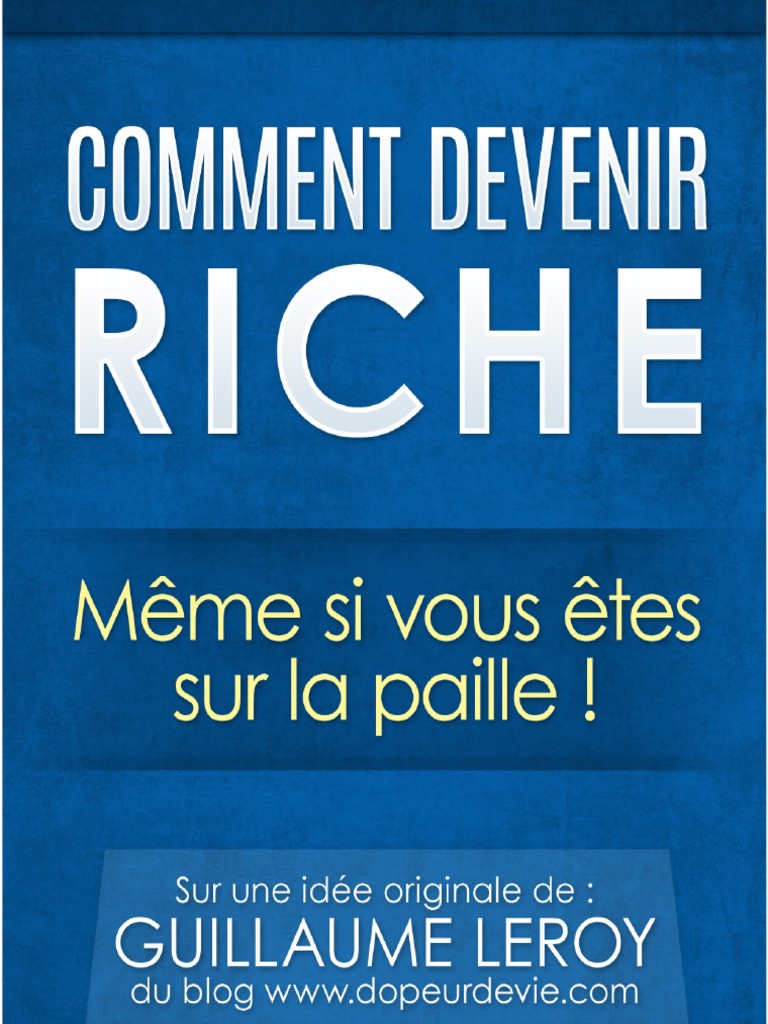L homme Le Plus Riche De Babylone Pdf Gratuit Comment Devenir RICHE PDF | PDF | Crédit | Finance et gestion monétaire
