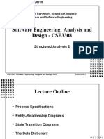 Software Engineering: Analysis and Design - CSE3308