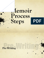 Writing A Memoir - Steps PDF