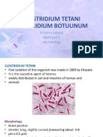 Clostridium Tetani and Botulinum