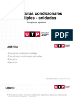 Sesión 5 - Estructura Múltiple - Anidada