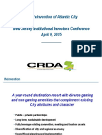 The Reinvention of Atlantic City New Jersey Institutional Investors Conference April 9, 2015