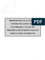 Memoire Preservatif Feminin