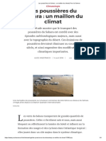 Les Poussières Du Sahara - Un Maillon Du Climat - Pour La Science