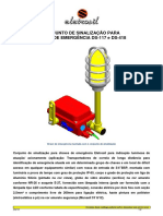 SINALEIRO PARA CHAVE DE EMERGENCIA - DS418 e 117