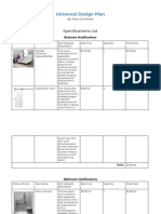 Universal Design Plan Project Part 4