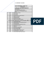 D5M (6as) Code List & Component Location