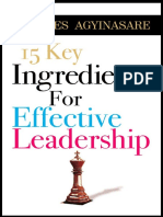 15 Key Ingredients For Effective Leadership1