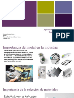 Aplicacion de Metales en El Diseño Industrial