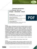 Planificación territorial y conflictos de tierras en Amapá