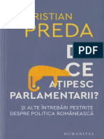 1234567cristian Preda - de Ce Ațipesc Parlamentarii - Şi Alte Întrebări Pestriţe Despre Politica Românească