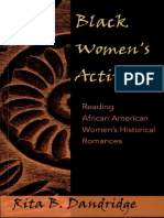 (African-American Literature and Culture 5) Rita B. Dandridge-Black Women's Activism - Reading African American Women's Historical Romances - Peter Lang (2004)
