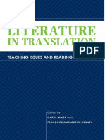 (Translation Studies) Maier, Carol - Massardier-Kenney, Francoise - Literature in Translation - Teaching Issues and Reading Practices-Kent State Univ. Press (2011)