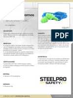 Ficha Tecnica Tapones Auditivos PDF