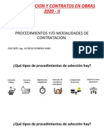 Procedimientos y Modalidades de Contratacion