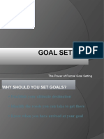 Goal Setting Goal Setting
