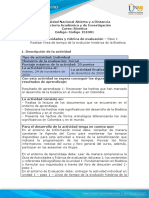 Guia de Actividades y Rúbrica de Evaluación - Unidad 1 - Paso 1 - Realizar Línea de Tiempo de La Evolución Histórica de La Bioética