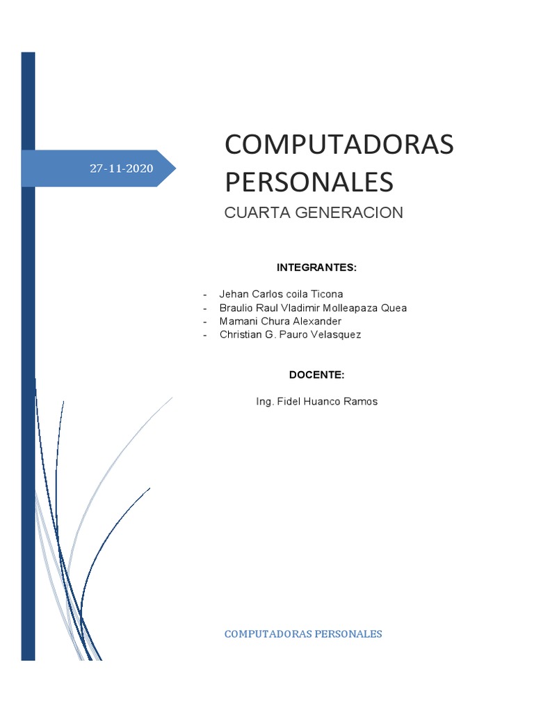 Historia de las Computadoras Personales | PDF | Compatibles con PC Ibm ...