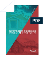 E-book Investimento Imobiliário Sonho X Pesadelo