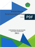Pedoman Portal Sistem Informasi Kepegawaian PDF